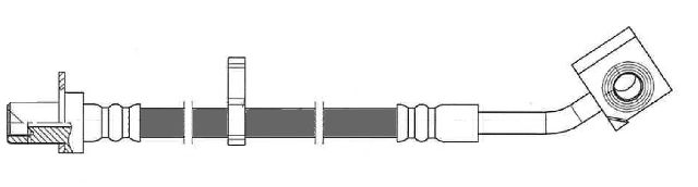 2011-2020 Ram 1500 Brake Hydraulic Hose - Front Left (Centric)