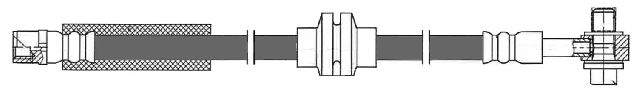 2014-2017 Chevrolet Impala Brake Hydraulic Hose - Front (Centric)
