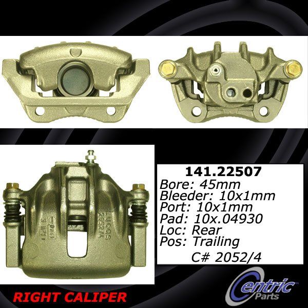 1999-2004 Land Rover Discovery Disc Brake Caliper - Rear Right (Centric)