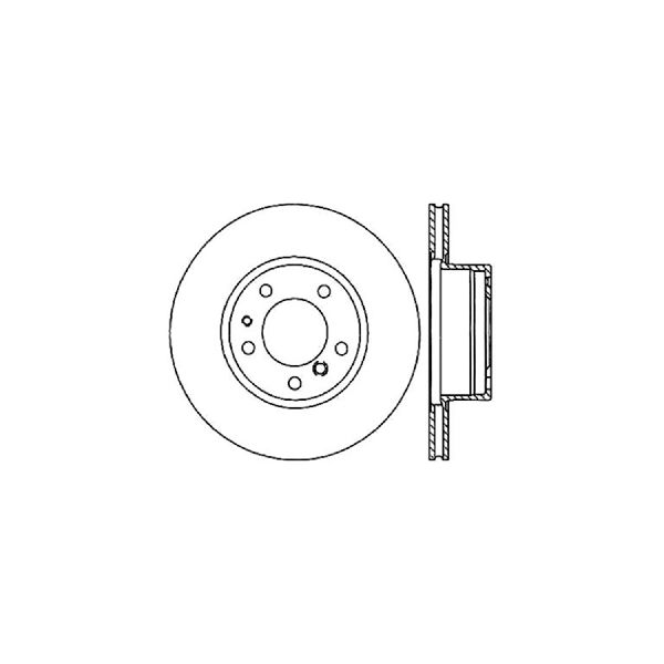 1989-1993 BMW 535i Disc Brake Rotor - Front (Centric)