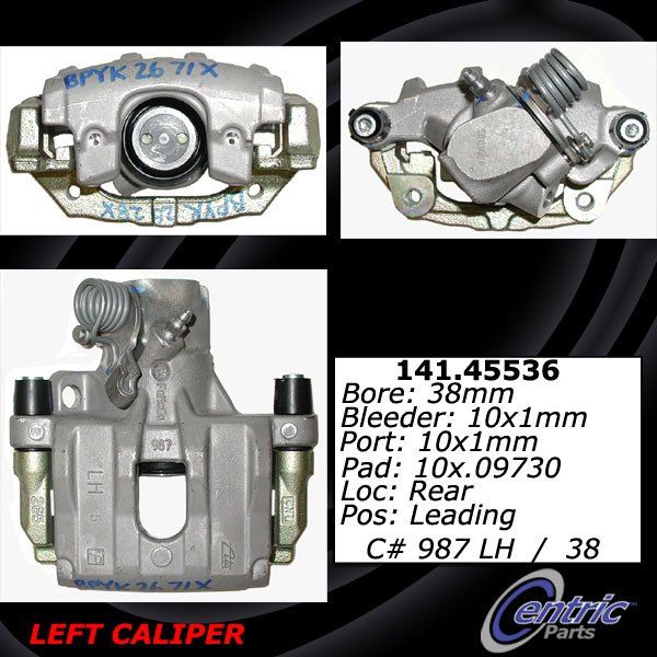2004-2013 Mazda 3 Disc Brake Caliper - Rear Left (Centric)