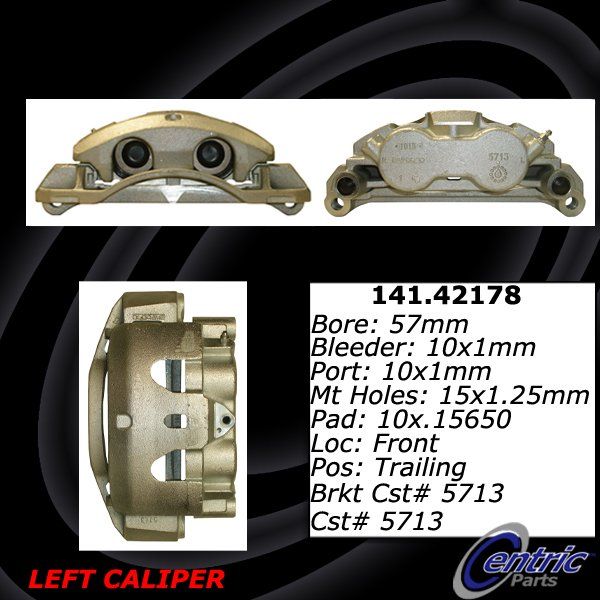 2012-2021 Nissan NV1500 Disc Brake Caliper - Front Left (Centric)