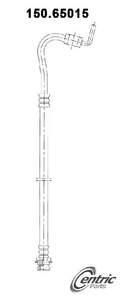 1972-1975 Ford F-350 Brake Hydraulic Hose - Front Right (Centric)