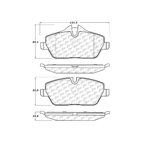 2014-2021 BMW i3 Disc Brake Pad Set - Front (Centric)