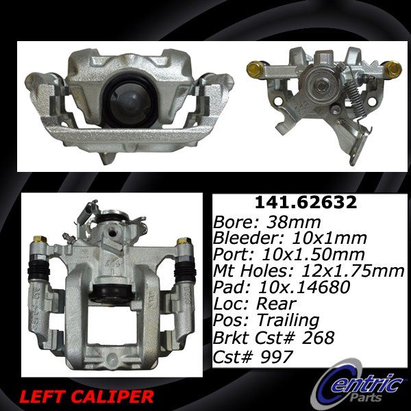2016 Chevrolet Cruze Limited Disc Brake Caliper - Rear Left (Centric)