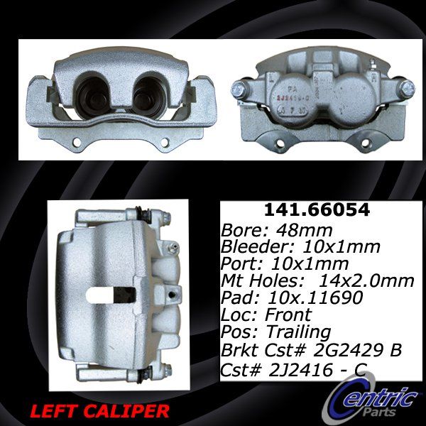 2009-2012 GMC Canyon Disc Brake Caliper - Front Left (Centric)
