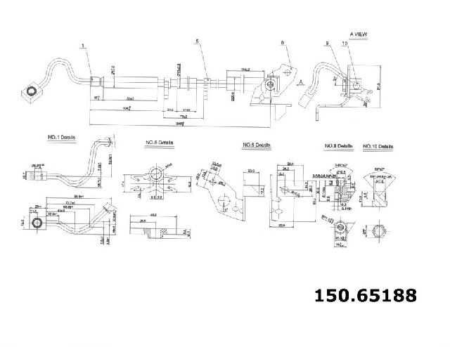 2005-2008 Ford F-150 Brake Hydraulic Hose - Front Left (Centric)