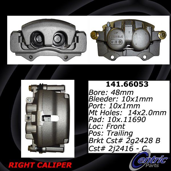 2009-2012 GMC Canyon Disc Brake Caliper - Front Right (Centric)