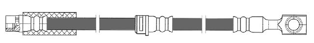 2008-2009 Saturn Astra Brake Hydraulic Hose - Front Lower (Centric)