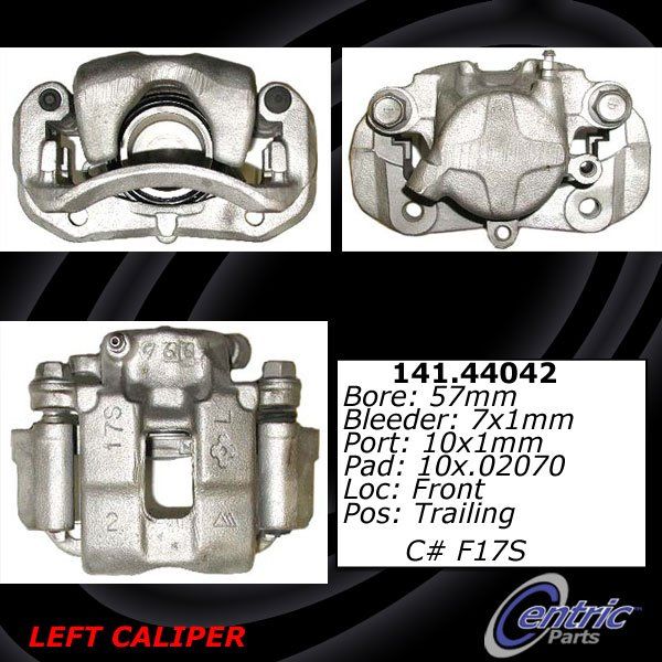 1984-1995 Toyota Pickup Disc Brake Caliper - Front Left (Centric)