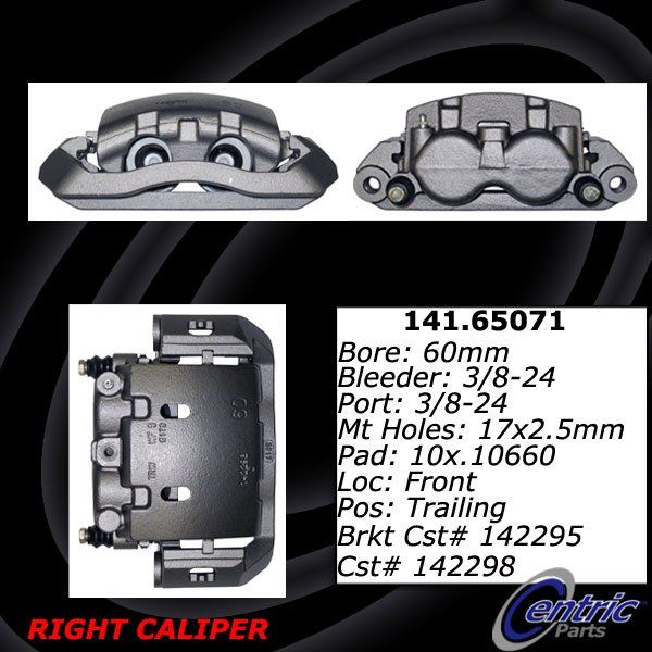 2005-2016 Ford F-550 Super Duty Disc Brake Caliper - Front Right or Rear Right (Centric)