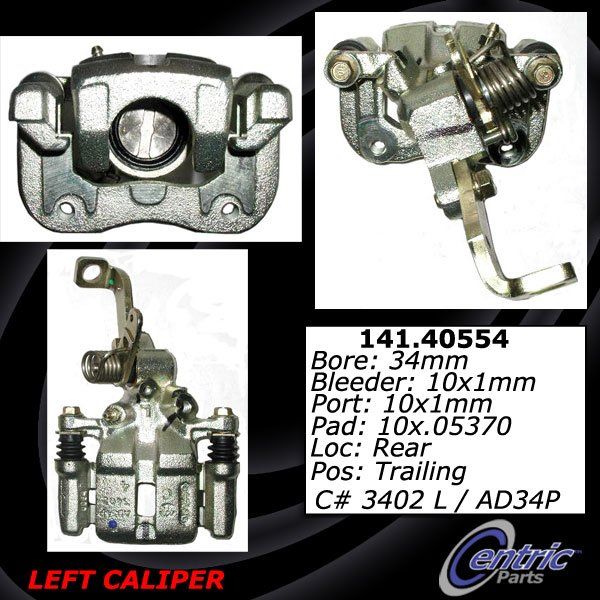 1997-1999 Acura CL Disc Brake Caliper - Rear Left (Centric)