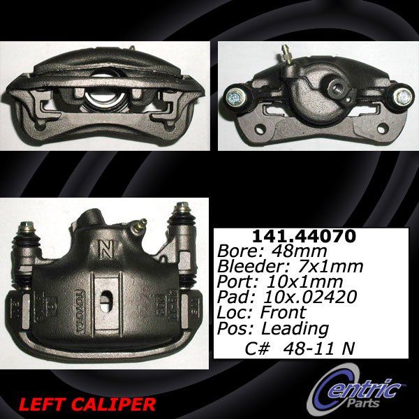 1987-1990 Toyota Tercel Disc Brake Caliper - Front Left (Centric)