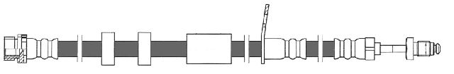 2013-2019 Ford Escape Brake Hydraulic Hose - Front (Centric)