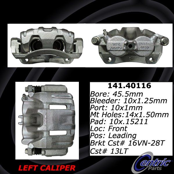2012-2015 Honda Crosstour Disc Brake Caliper - Front Left (Centric)