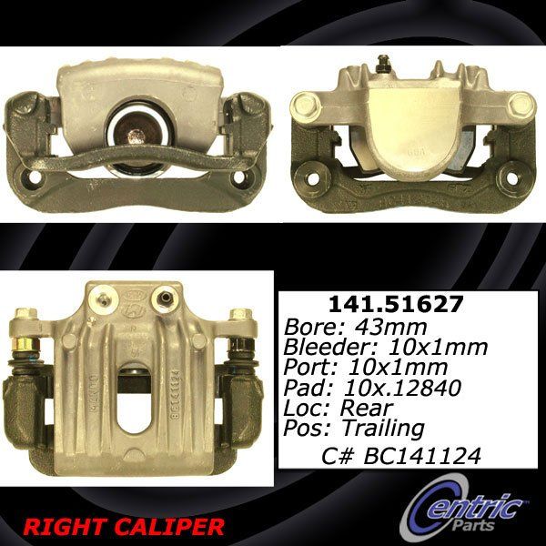 2007-2014 Kia Sedona Disc Brake Caliper - Rear Right (Centric)