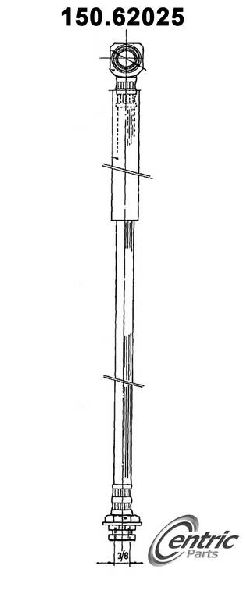 1978 Pontiac Grand Prix Brake Hydraulic Hose - Front (Centric)