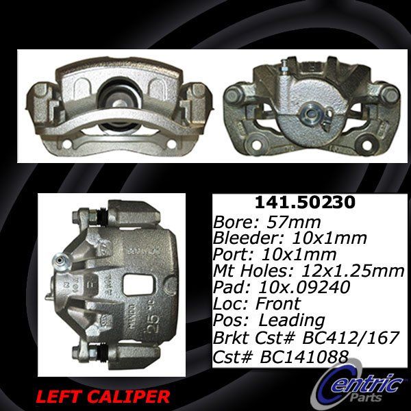 2010-2013 Kia Soul Disc Brake Caliper - Front Left (Centric)