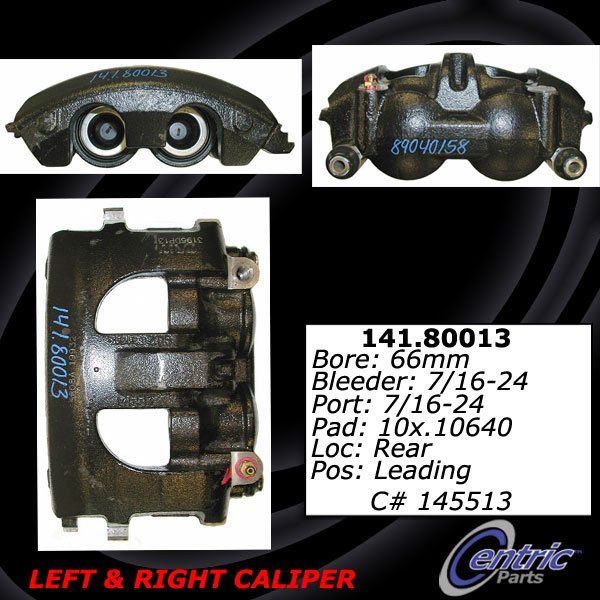 2004-2009 GMC C5500 Topkick Disc Brake Caliper - Rear Left or Rear Right (Centric)