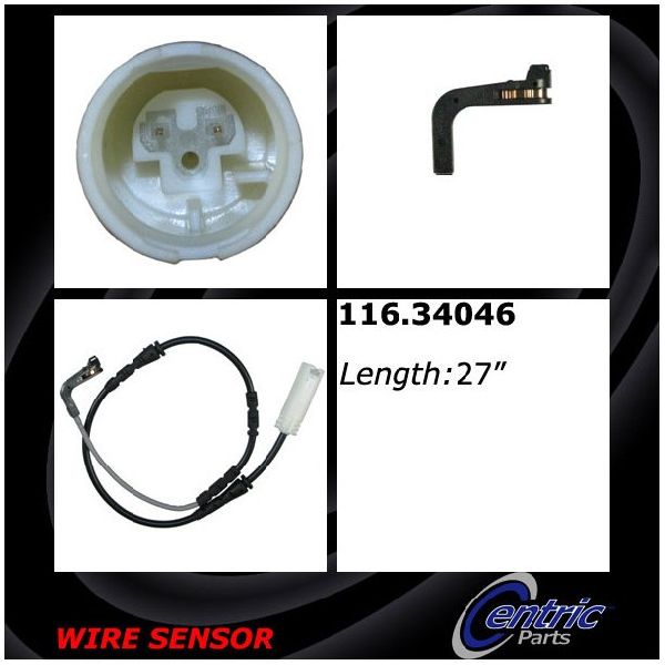 2007-2013 BMW 328i Disc Brake Pad Wear Sensor - Front (Centric)