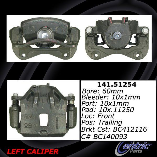 2006-2011 Hyundai Azera Disc Brake Caliper - Front Left (Centric)