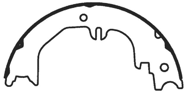 1996-1997 Lexus LX450 Parking Brake Shoe - Rear (Centric)