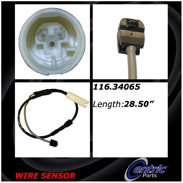2011-2013 BMW 328i Disc Brake Pad Wear Sensor - Front (Centric)