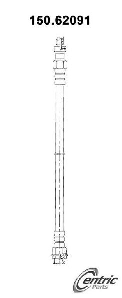 1960 Oldsmobile 98 Brake Hydraulic Hose - Front (Centric)
