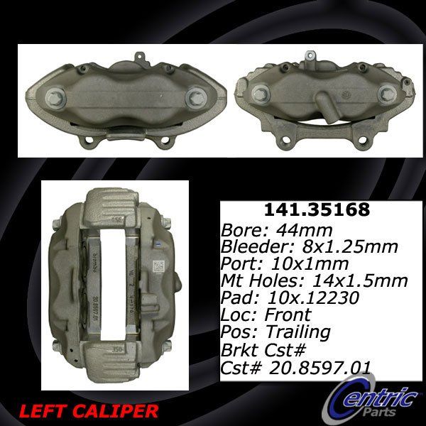 2012-2013 Mercedes-Benz S350 Disc Brake Caliper - Front Left (Centric)