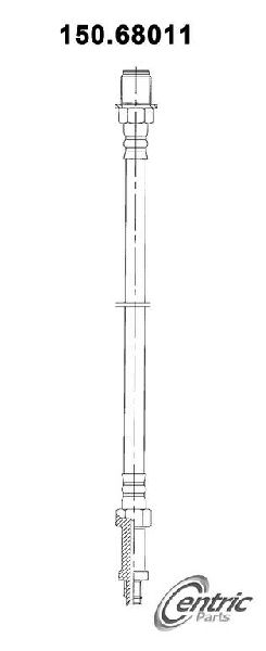 1960-1966 Chevrolet Suburban Brake Hydraulic Hose - Front (Centric)