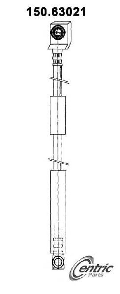 1981-1983 Chrysler Imperial Brake Hydraulic Hose - Front Right (Centric)