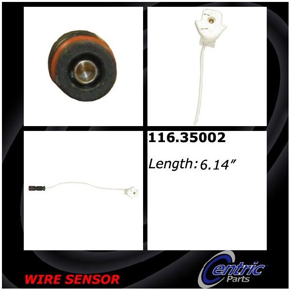 1986-1993 Mercedes-Benz 190E Disc Brake Pad Wear Sensor - Front (Centric)