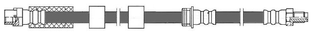 2010-2015 BMW X1 Brake Hydraulic Hose - Front (Centric)