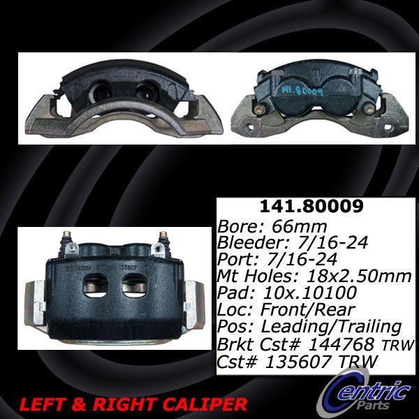 2003-2009 GMC C5500 Topkick Disc Brake Caliper - Front Left or Front Right or Rear Left or Rear Right (Centric)