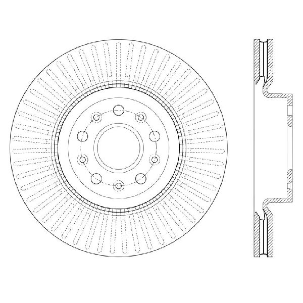2016-2020 Cadillac CT6 Disc Brake Rotor - Front (Centric)