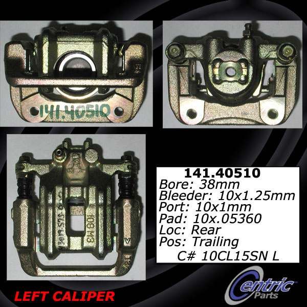1995-1998 Honda Odyssey Disc Brake Caliper - Rear Right (Centric)