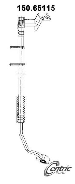 1998-2002 Lincoln Navigator Brake Hydraulic Hose - Front Right (Centric)