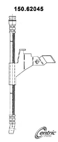 1986-1993 Buick LeSabre Brake Hydraulic Hose - Front Right (Centric)