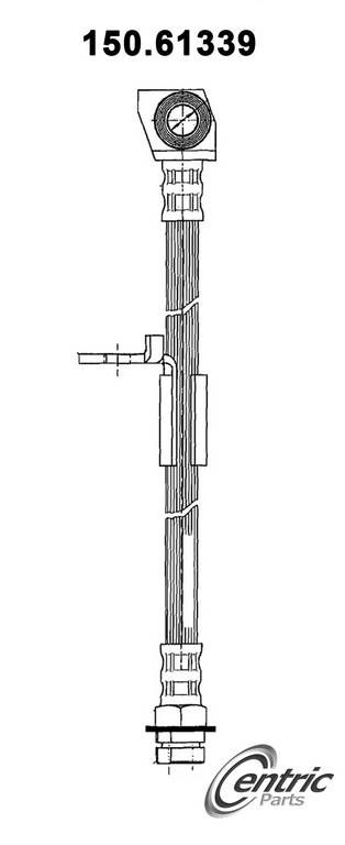 1995, 1994, 1993, 1992, 1991, 1990, 1989 Ford Taurus Brake Hydraulic Hose