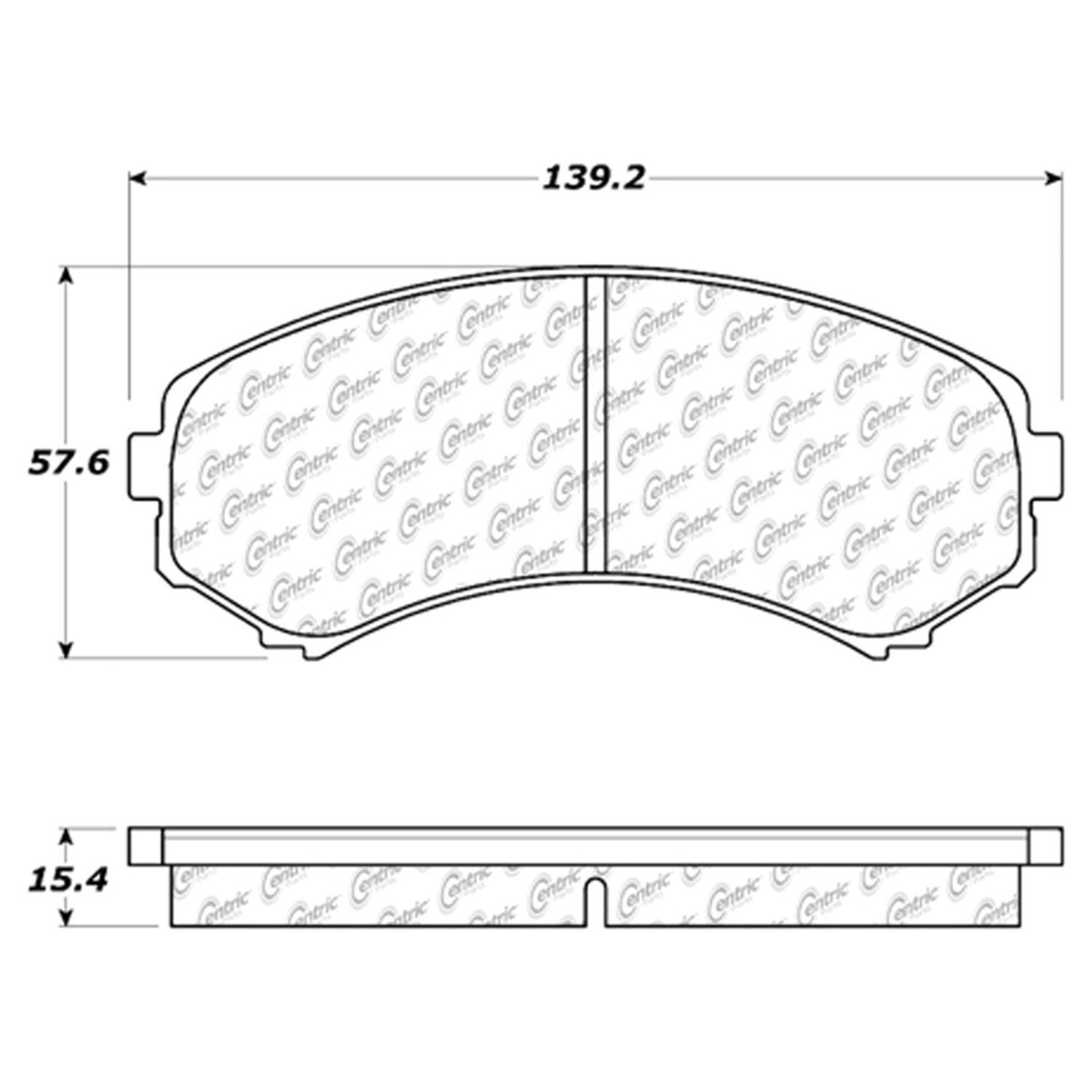 2004, 2003, 2002, 2001 Isuzu Rodeo Disc Brake Pad Set