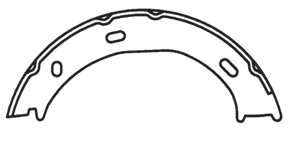 2006, 2005, 2004, 2003, 2002 Freightliner Sprinter 2500 2500 Parking Brake Shoe