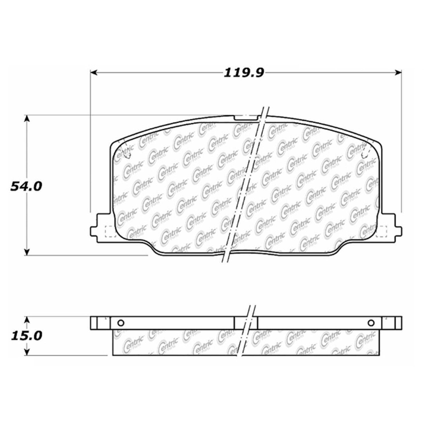 1991, 1990 Lexus ES250 Disc Brake Pad Set