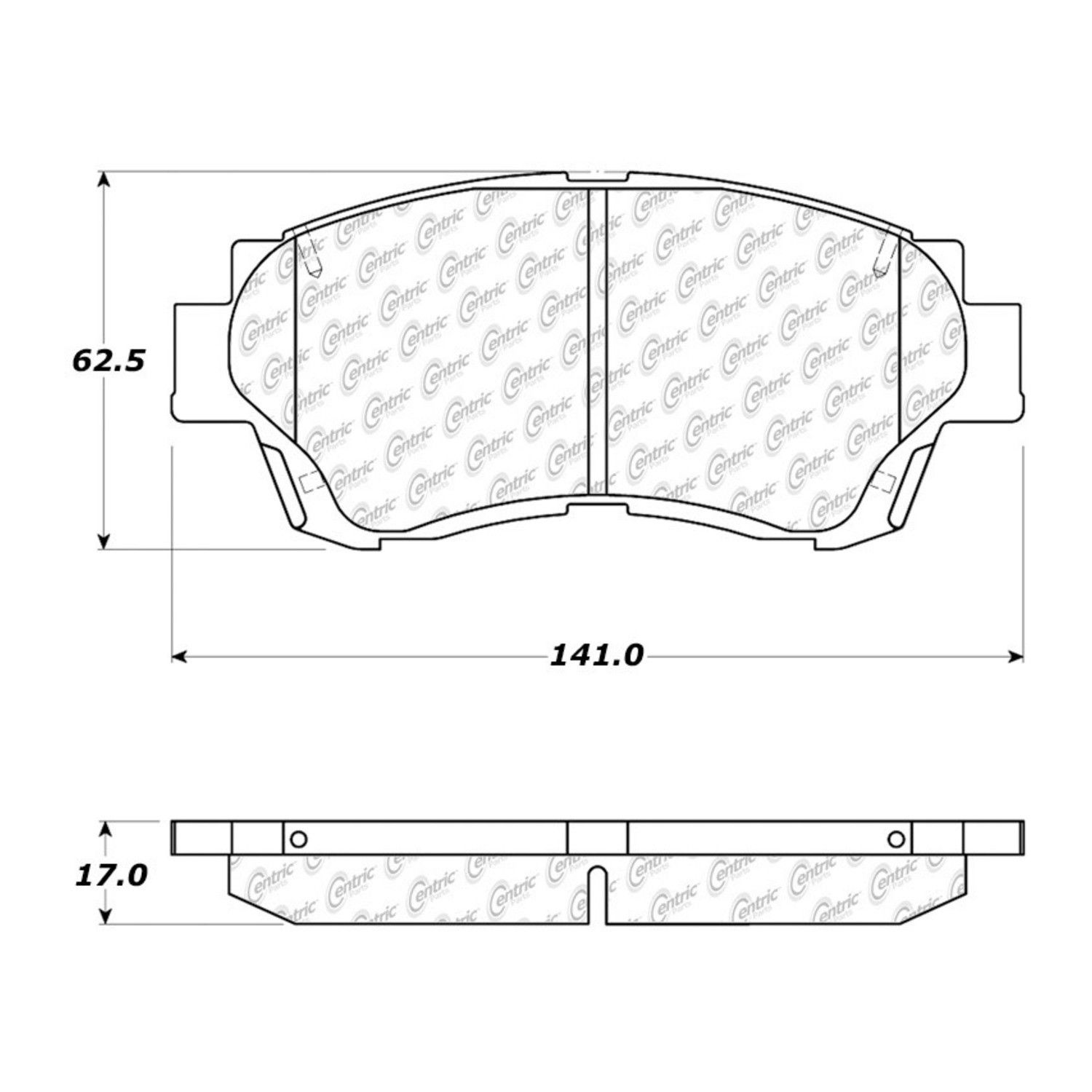 1996, 1995, 1994, 1993, 1992 Lexus ES300 Disc Brake Pad Set