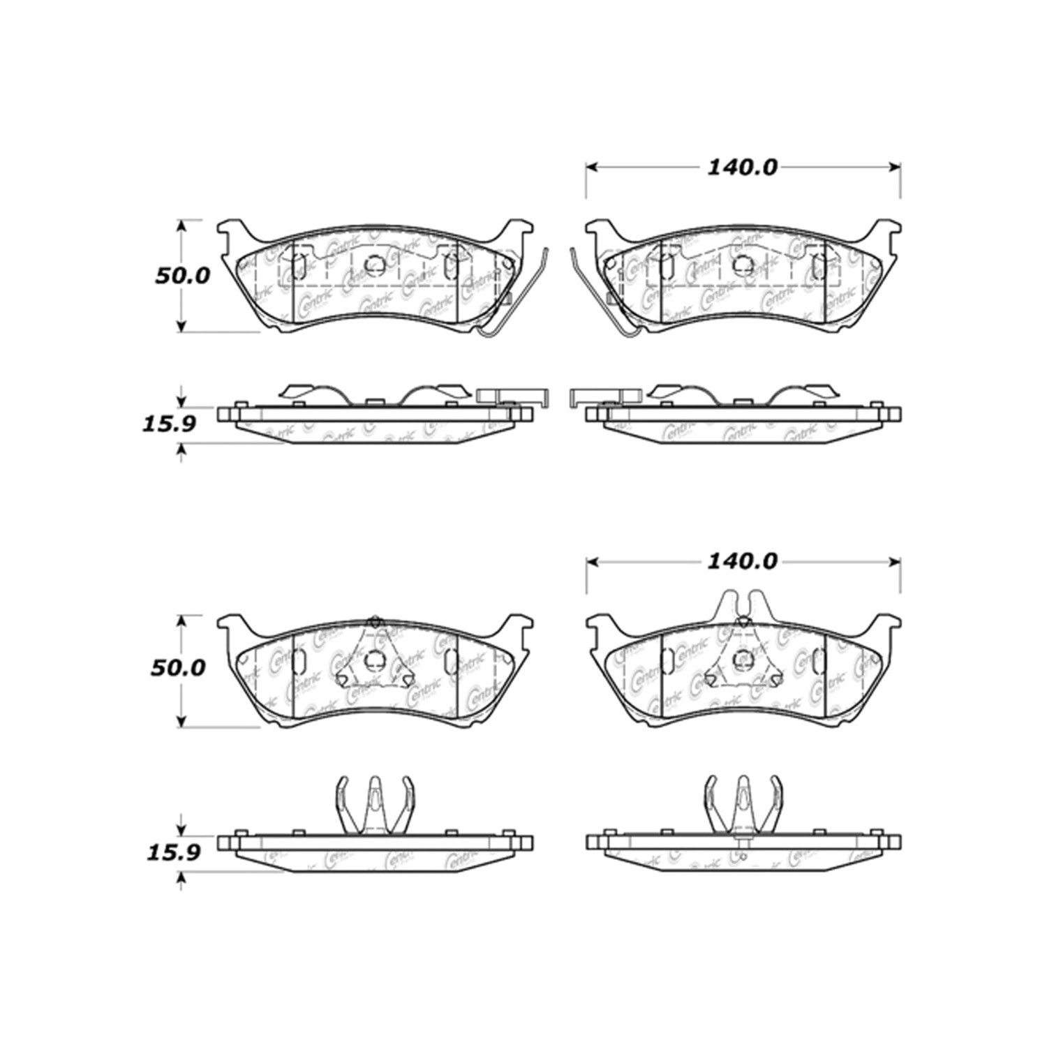 2003, 2002, 2001, 2000, 1999, 1998 Mercedes-Benz ML320 1998-2003 Mercedes-Benz ML320 Disc Brake Pad Set
