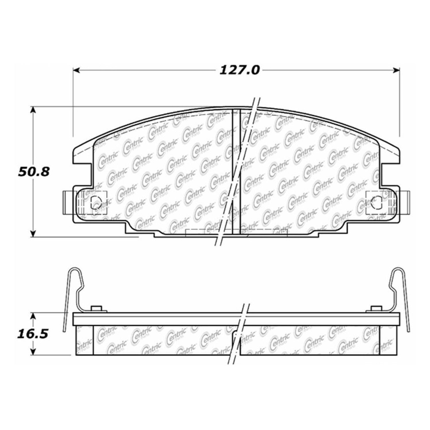 1995, 1994, 1993, 1992, 1991 Isuzu Rodeo Disc Brake Pad Set