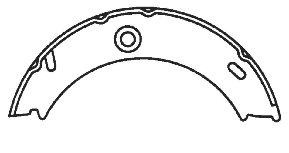 2006, 2005, 2004, 2003, 2002 Freightliner Sprinter 3500 3500 Parking Brake Shoe