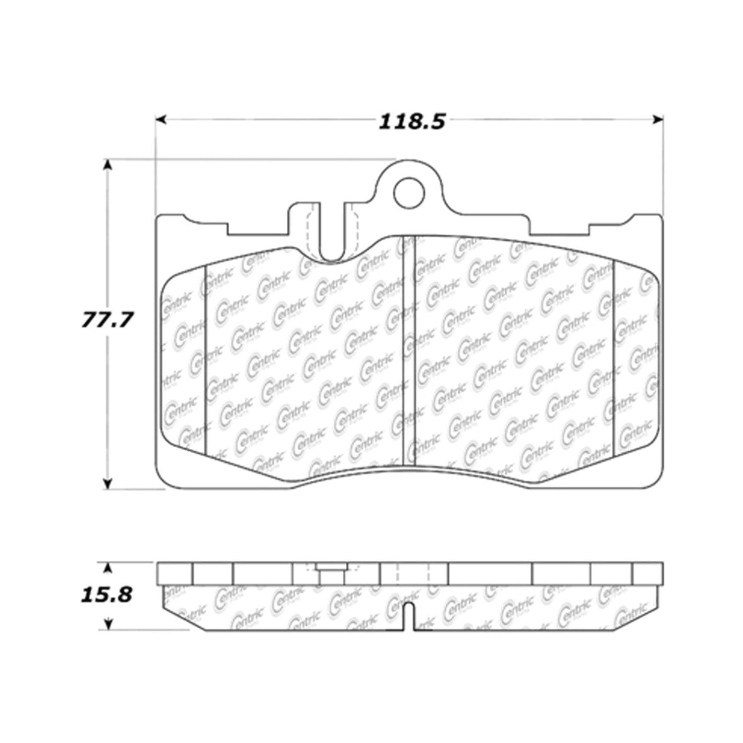 2006, 2005, 2004, 2003, 2002, 2001 Lexus LS430 Disc Brake Pad Set
