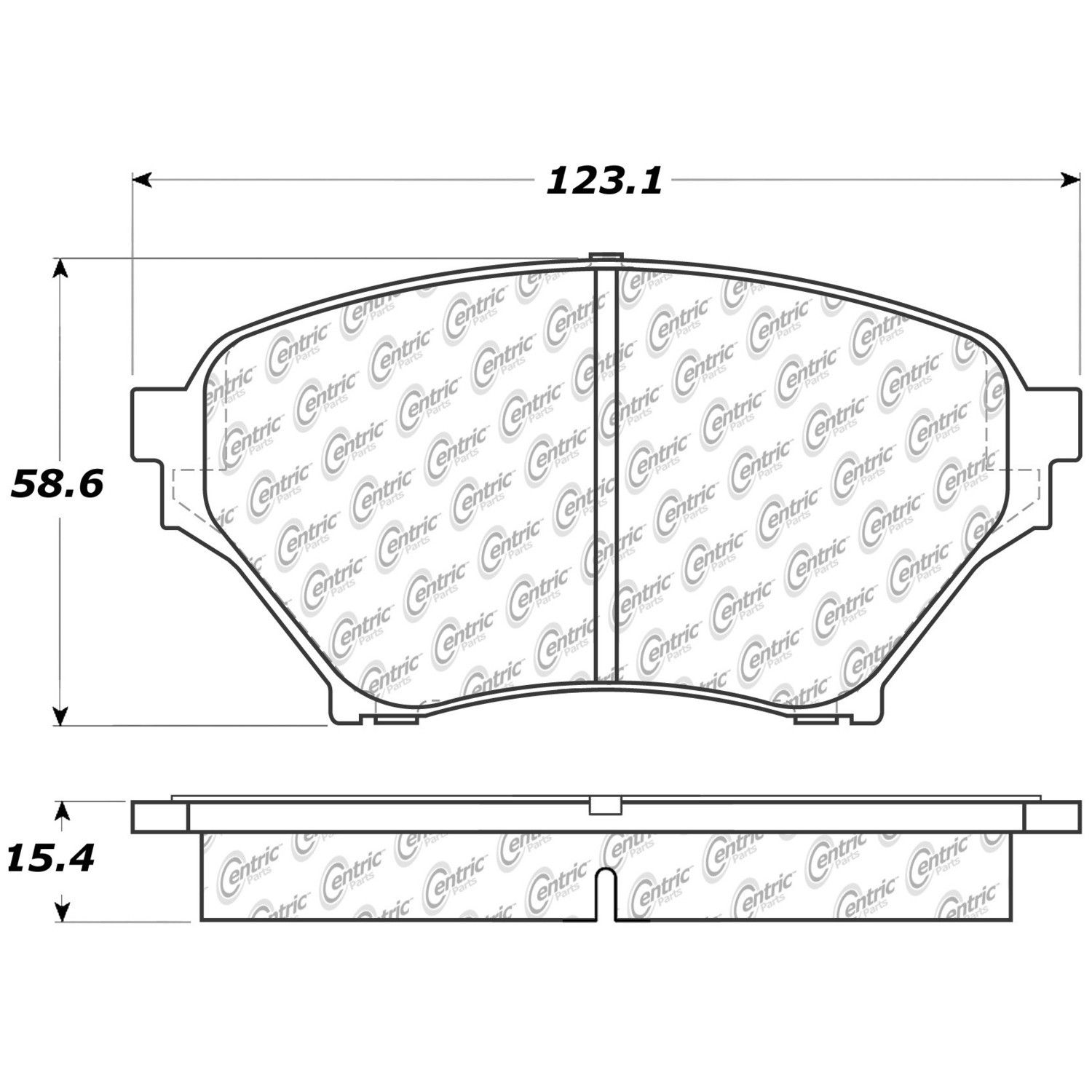 2005, 2004, 2003, 2002, 2001 Mazda Miata Disc Brake Pad Set