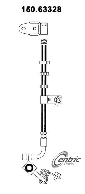 1999, 1998, 1997, 1996, 1995 Dodge Neon Brake Hydraulic Hose