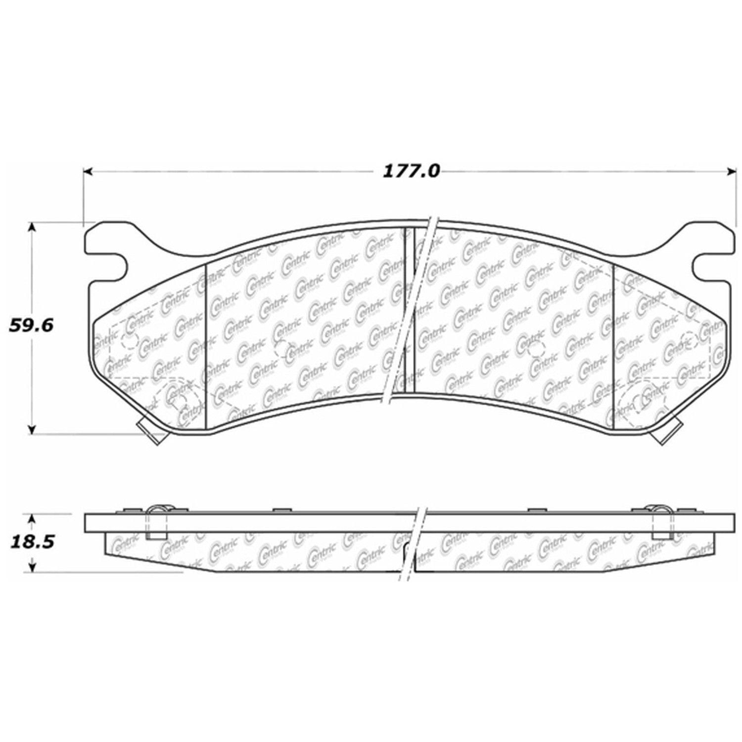 2005, 2004, 2003 Chevrolet Astro Disc Brake Pad Set